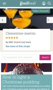 How bbcgoodfood.com looks like on a mobile device such as an iPhone.