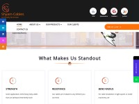 Desktop screenshot for shyamcables.com