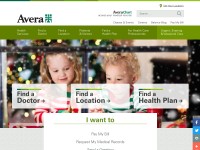 Desktop screenshot for avera.org