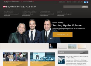 How bbh.com looks like on a tablet such as an iPad.