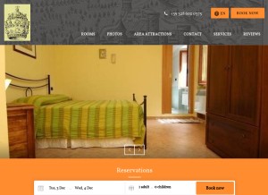 How bblantipapa.it looks like on a tablet such as an iPad.