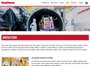 How bbn.com looks like on a tablet such as an iPad.