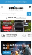 How bbqing.com looks like on a mobile device such as an iPhone.