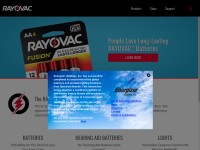 Desktop screenshot for rayovac.com