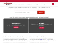 Desktop screenshot for gutscheincodescout.de