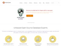 Desktop screenshot for percona.com