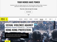 Desktop screenshot for amnesty.org