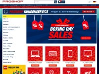 Desktop screenshot for proshop.de