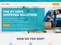 Desktop screenshot for endicia.com