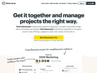 Desktop screenshot for basecamp.com