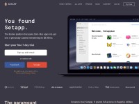 Desktop screenshot for setapp.com