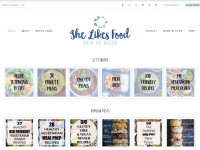 Desktop screenshot for shelikesfood.com