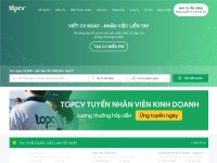 Desktop screenshot for topcv.vn
