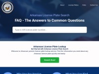 Desktop screenshot for arkansaslicenseplate.com