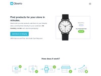 Desktop screenshot for oberlo.com