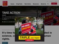 Desktop screenshot for drugpolicy.org