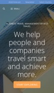 How bcdtravel.com looks like on a mobile device such as an iPhone.