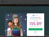 Desktop screenshot for primary.com