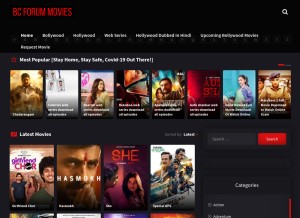 How bcforum.in looks like on a tablet such as an iPad.