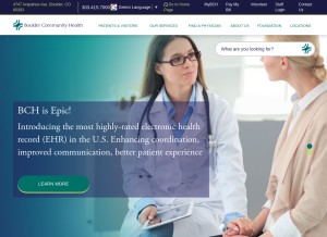 How bch.org looks like on a tablet such as an iPad.