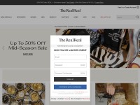 Desktop screenshot for therealreal.com