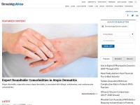 Desktop screenshot for dermatologyadvisor.com