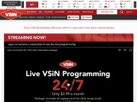 Desktop screenshot for vsin.com