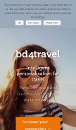 How bd4travel.com looks like on a mobile device such as an iPhone.