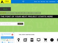 Desktop screenshot for onlinewebfonts.com