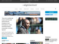 Desktop screenshot for algemeiner.com