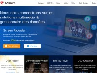 Desktop screenshot for anymp4.fr