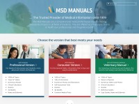 Desktop screenshot for msdmanuals.com