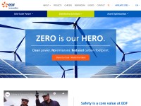 Desktop screenshot for edf-re.com