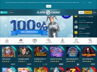 Desktop screenshot for platincasino.com
