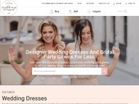Desktop screenshot for preownedweddingdresses.com
