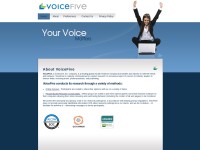 Desktop screenshot for voicefive.com