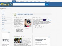 Desktop screenshot for 4tests.com