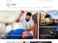 Desktop screenshot for volvotrucks.us
