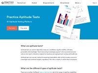 Desktop screenshot for practiceaptitudetests.com