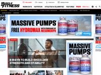 Desktop screenshot for muscleandfitness.com