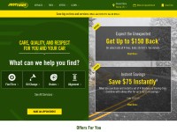 Desktop screenshot for justtires.com