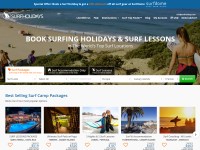 Desktop screenshot for surfholidays.com