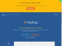 Desktop screenshot for picpick.org