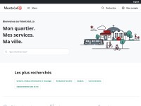 Desktop screenshot for montreal.ca