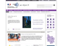 Desktop screenshot for ac-dijon.fr