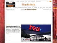 Desktop screenshot for handelsblatt.com
