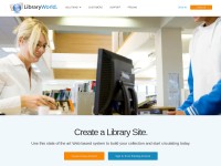 Desktop screenshot for libraryworld.com