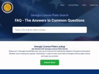 Desktop screenshot for georgialicenseplate.com