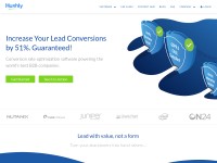 Desktop screenshot for hushly.com