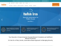 Desktop screenshot for tufin.com
